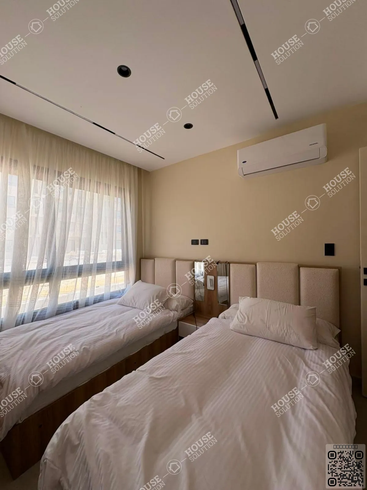 Bedroom @ Chalet For Rent In Zahra Zone 16 Area: 75 m² consists of 3 Bedrooms 2 Bathrooms Lux 1 stars #1-1